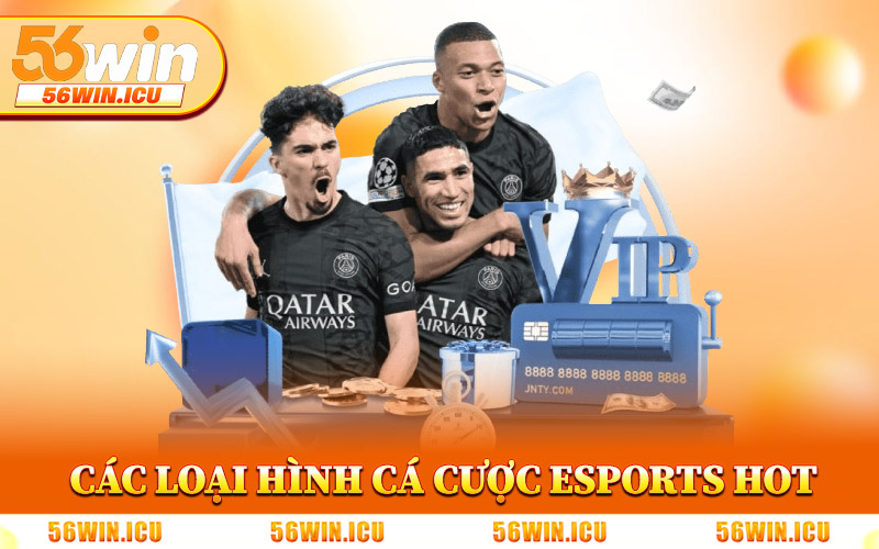 Các Loại Hình Cá Cược eSports Được Ưa Chuộng Nhất